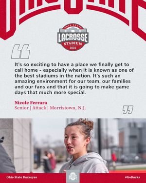 Image post by @OhioStateWLAX on Twitter