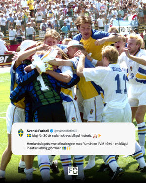 Image post by @fotbolldirekt on Instagram