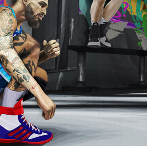 Image post by @adidaswrestling on Instagram
