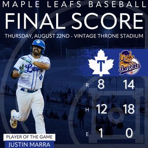 Image post by @mapleleafsbaseball on Instagram