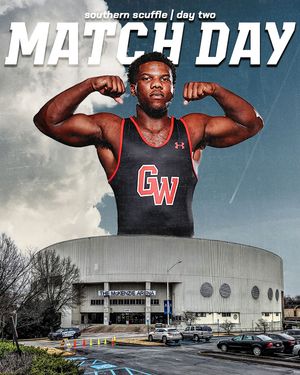 Image post by @gwuwrestling on Instagram