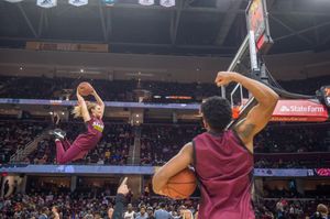 Image post by @CavsEntertainmentTeams on Facebook