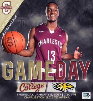 Image post by @cofcbasketball on Instagram