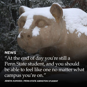 Image post by @dailycollegian on Instagram