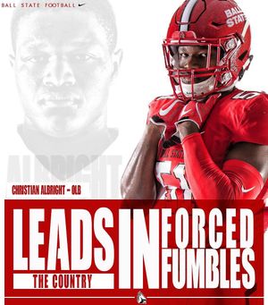 Image post by @ballstatefb on Instagram