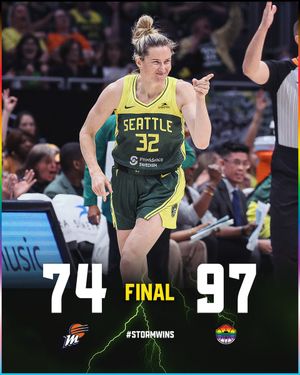 Image post by @seattlestorm on Twitter