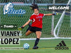 Image post by @drakewomensoccer on Instagram