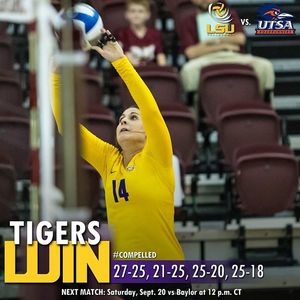 Image post by @lsuvolleyball on Instagram