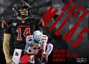 Image post by @ballstatefb on Instagram