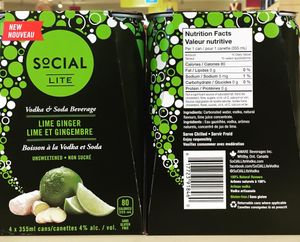 Image post by @sociallitevodka on Instagram