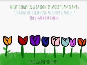 Image post by @kidsgardening on Instagram