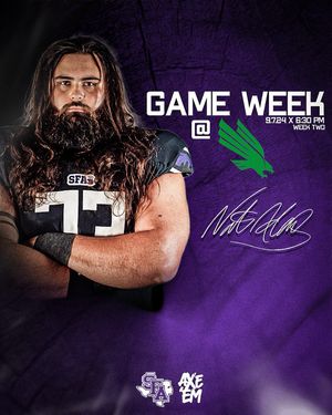 Image post by @sfa_football on Instagram