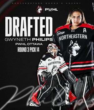 Image post by @GoNUwhockey on Twitter