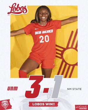 Image post by @unmlobowsoccer on Instagram