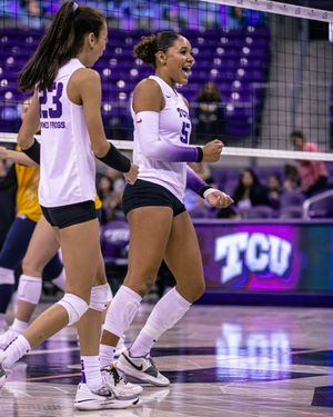 Image post by @TCUvolleyball on Twitter