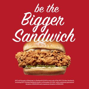 Image post by @kfc on Twitter