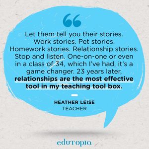 Image post by @edutopia on Instagram
