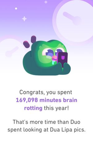 Image post by @duolingo on Twitter