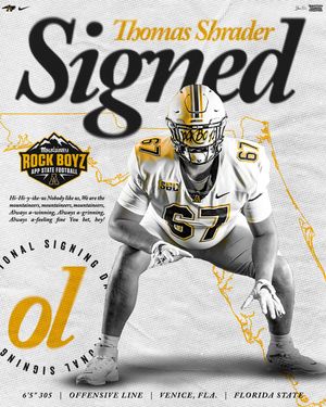 Image post by @appstate_fb on Instagram