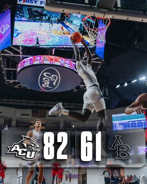 Image post by @ACU_MBB on Twitter