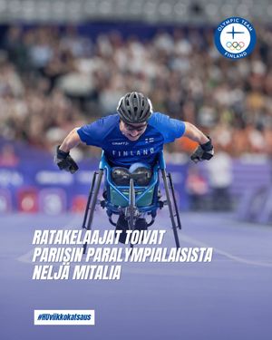 Image post by @OlympicTeamFI on Twitter