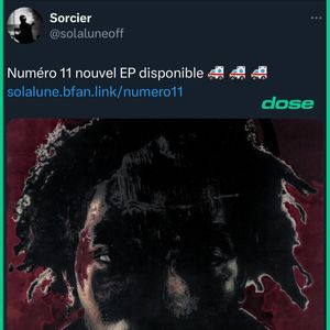 Image post by @dose_rap on Instagram
