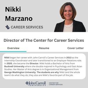 Image post by @jcucareercenter on Instagram