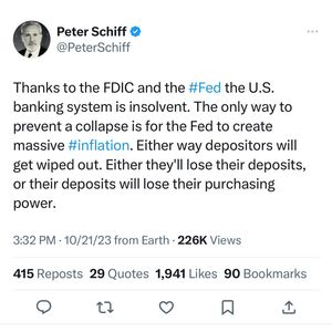 Image post by @peterschiff on Instagram
