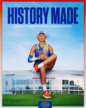 Image post by @GatorsVB on Twitter