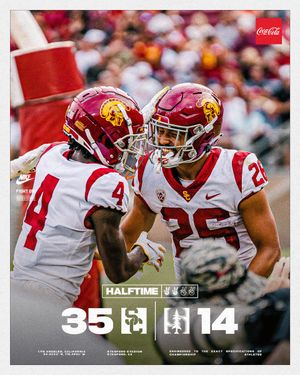 Image post by @uscfb on Twitter