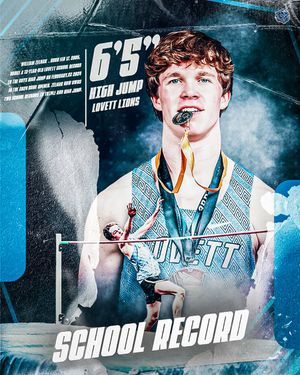 Image post by @lovettathletics on Twitter