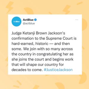 Image post by @actblueorg on Instagram