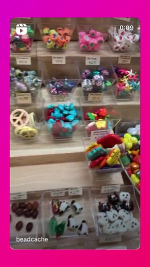 Video post by @beadcache on Facebook