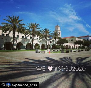 Image post by @sdsuadmissions on Instagram