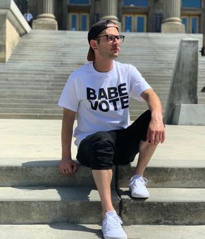Image post by @babevote on Instagram