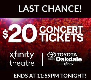 Image post by @xfinitytheatre on Instagram