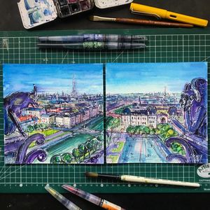 Image post by @monaedulescoart on Instagram