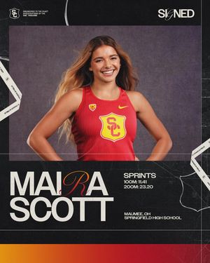 Image post by @usc_track_field on Instagram