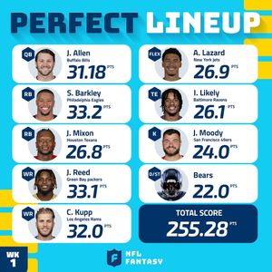 Image post by @nflfantasy on Instagram