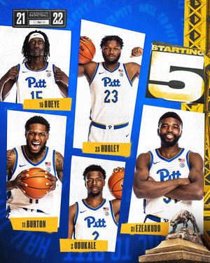 Image post by @pitt_mbb on Twitter