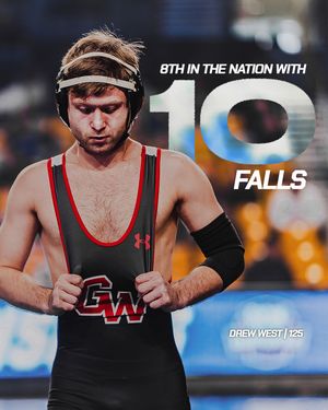 Image post by @gwuwrestling on Instagram