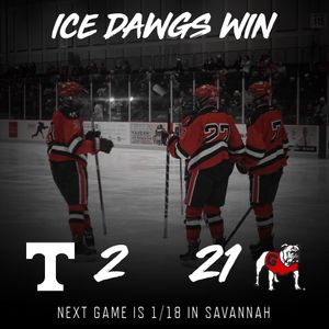 Image post by @UGAHockey on Twitter