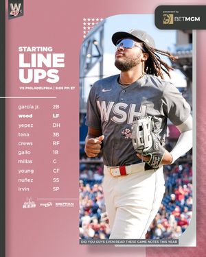 Image post by @Nationals on Twitter