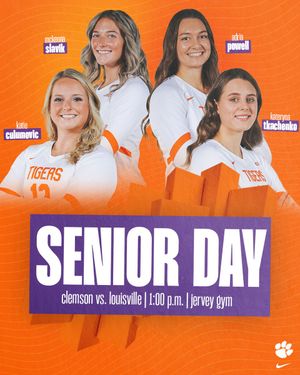 Image post by @ClemsonVB on Twitter