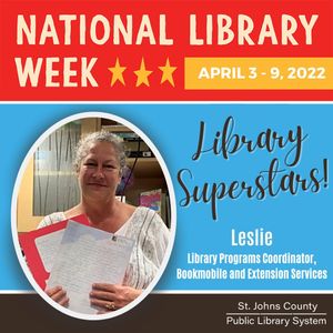 Image post by @stjohnscountylibrary on Instagram