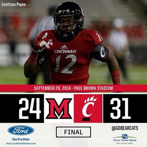 Image post by @gobearcats on Instagram
