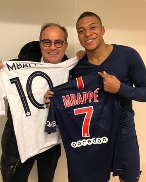 Image post by @k.mbappe on Instagram