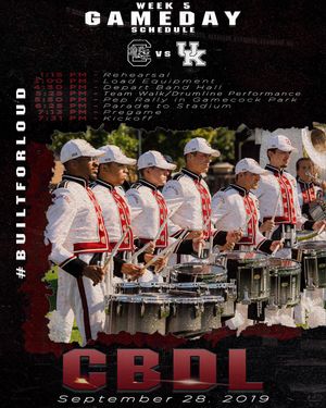 Image post by @carolinabanddrumline on Instagram
