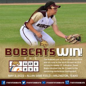 Image post by @txstatesoftball on Instagram