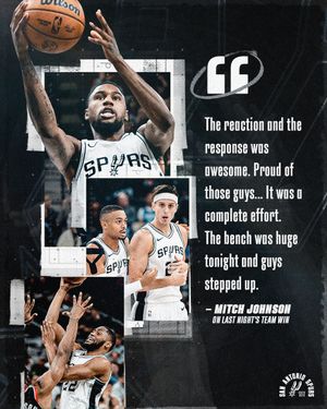 Image post by @spurs on Twitter